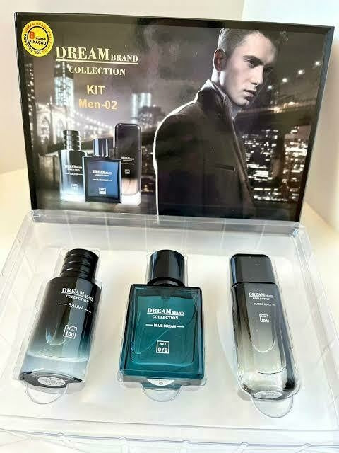 Kit Men 02 - Sauvage; Blue de Chanel e 212 Vip Black
