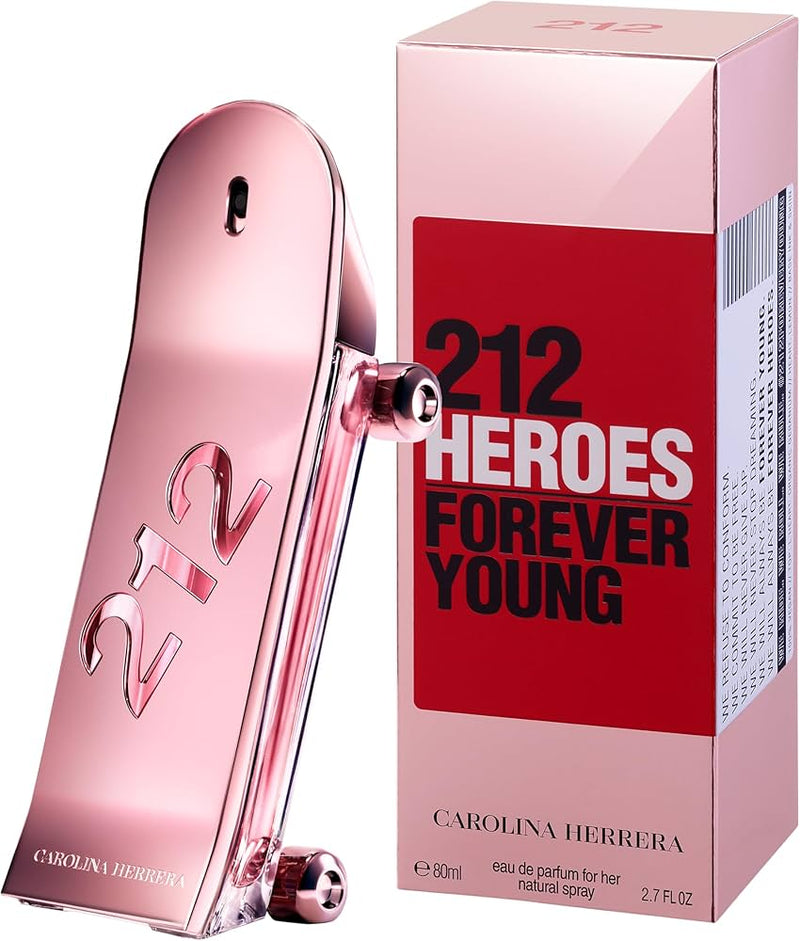 212 Heroes For Her Carolina Herrera Eau de Parfum  - Perfume Feminino 80ml