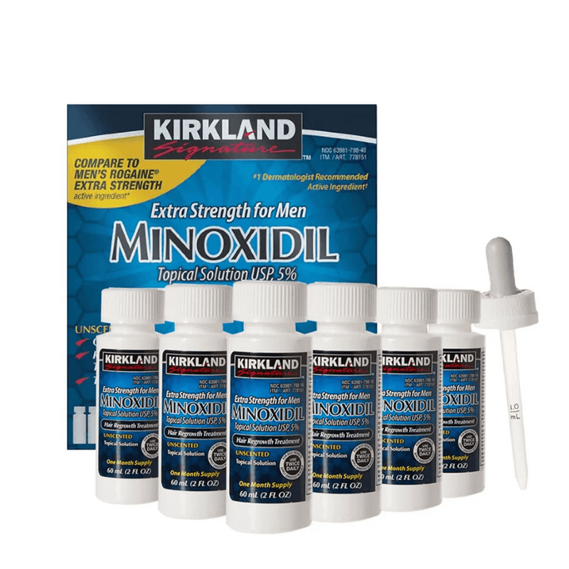 Kit Minoxidil Kirkland - 6 Unidades