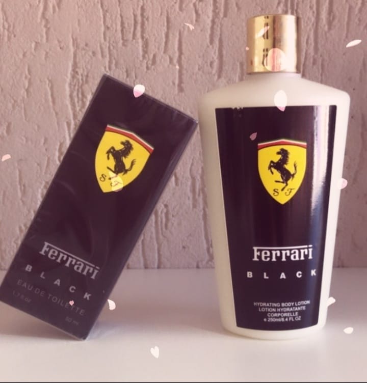 Kit Ferrari Black - Perfume e Hidratante